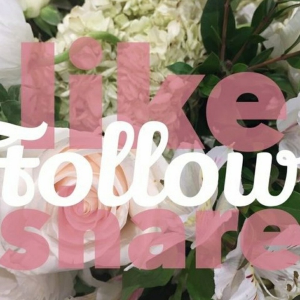 LIKE, FOLLOW AND SHARE